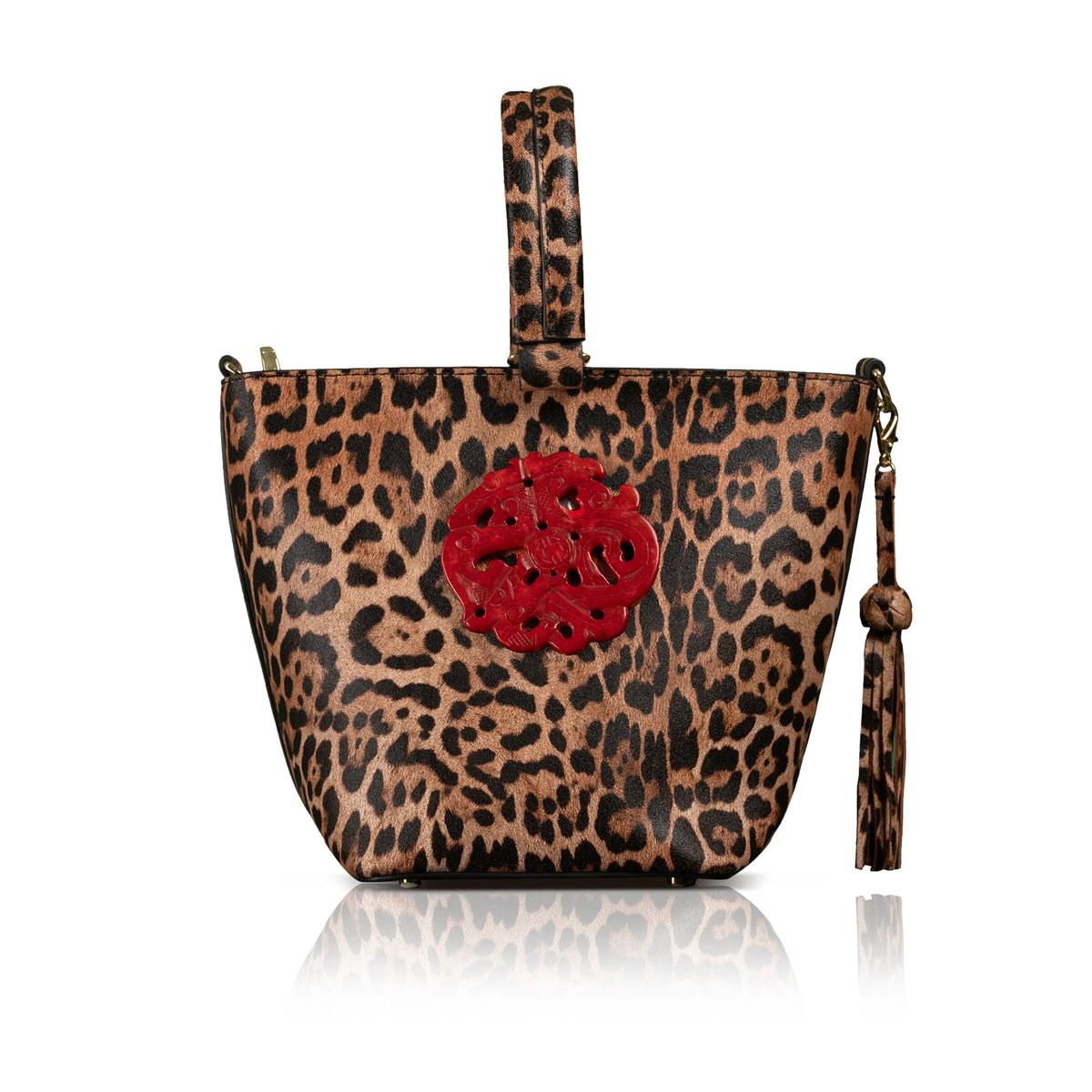 Desti Saint Noora Bucket Bag - Leopard