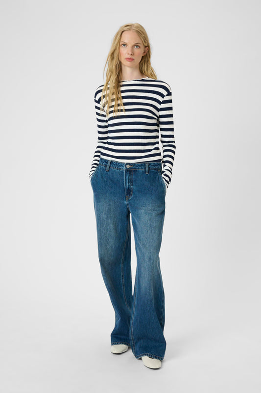 Karen By Simonsen Candace Top - Wide Stripe