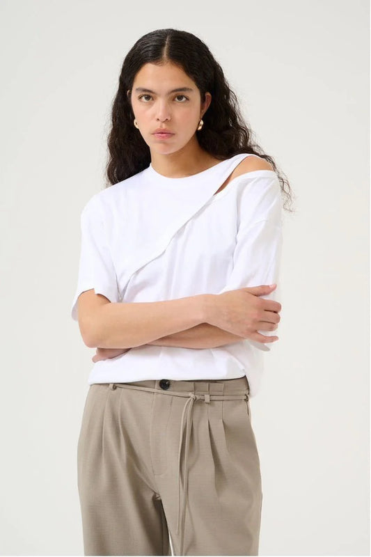 Karen By Simonsen Renee Hole Tee - Bright White