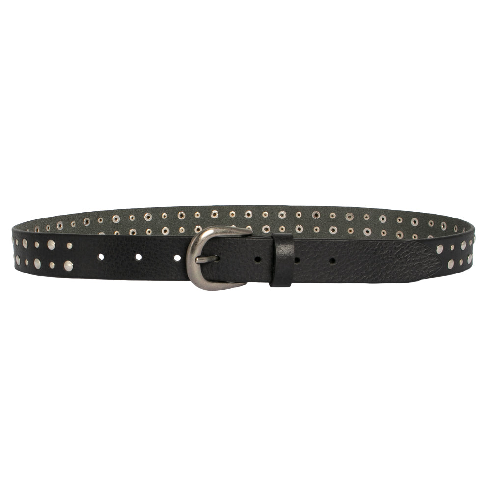 Loop Leather Tara Belt - Black