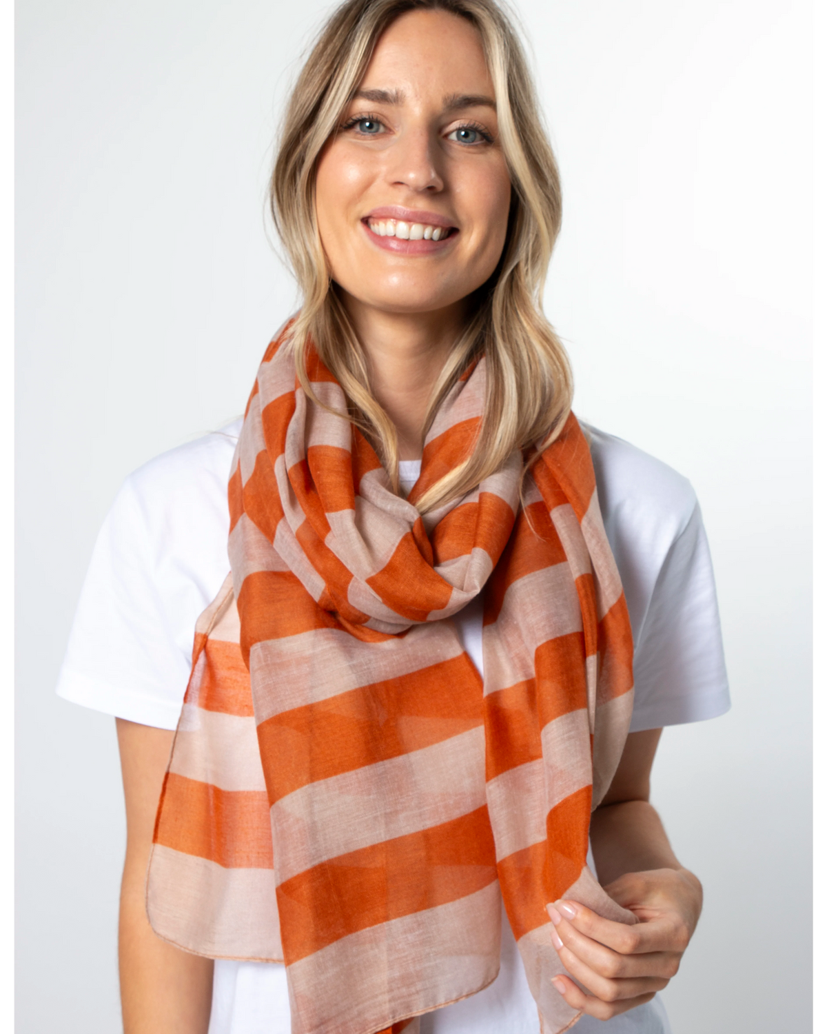 Stella &amp; Gemma Striped Scarf