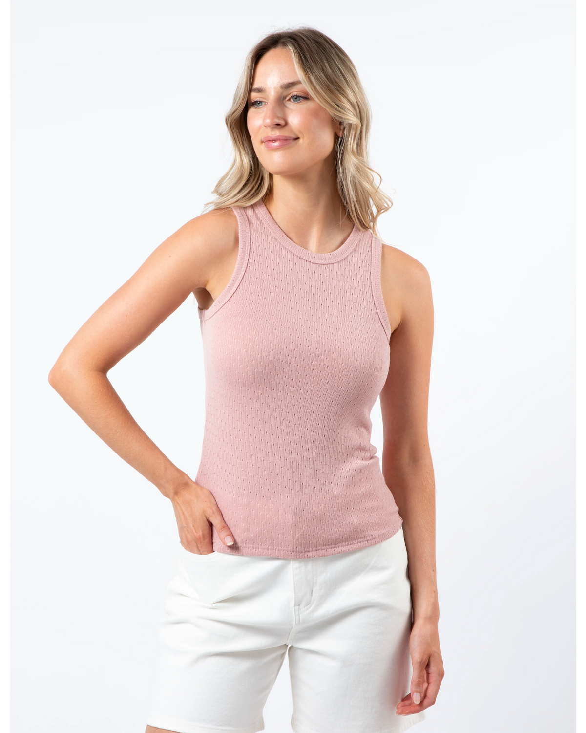 Stella + Gemma - Sage Tank - Rose