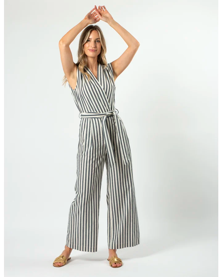 Stella + Gemma - Saylor Jumpsuit - Navy Stripe