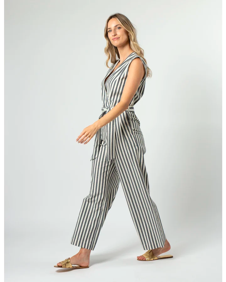 Stella + Gemma - Saylor Jumpsuit - Navy Stripe