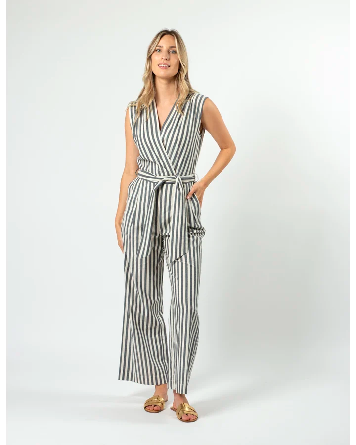 Stella + Gemma - Saylor Jumpsuit - Navy Stripe