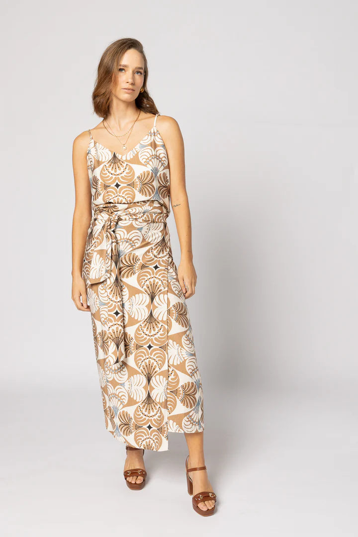 Drama The Label It&#39;s a wrap Skirt - Pompeii Print