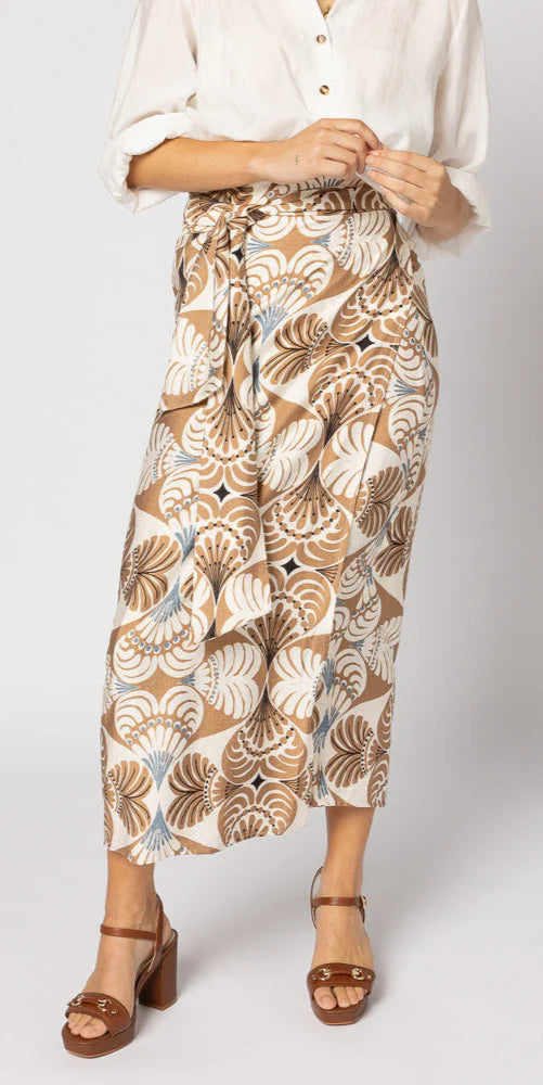 Drama The Label It&#39;s a wrap Skirt - Pompeii Print