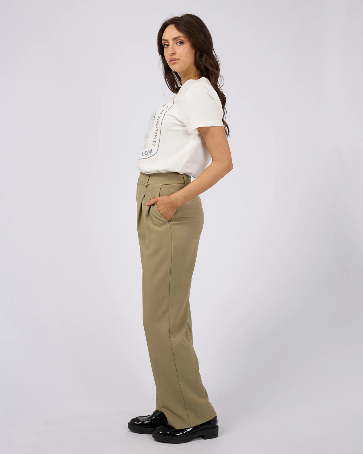 All About Eve Mill St Daily Tee - Vintage White