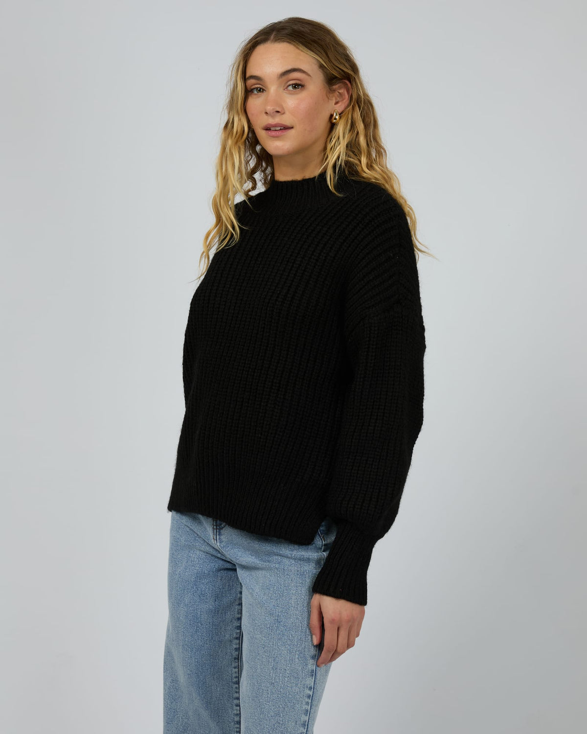 Silent Theory Mari Knit Jumper - Black