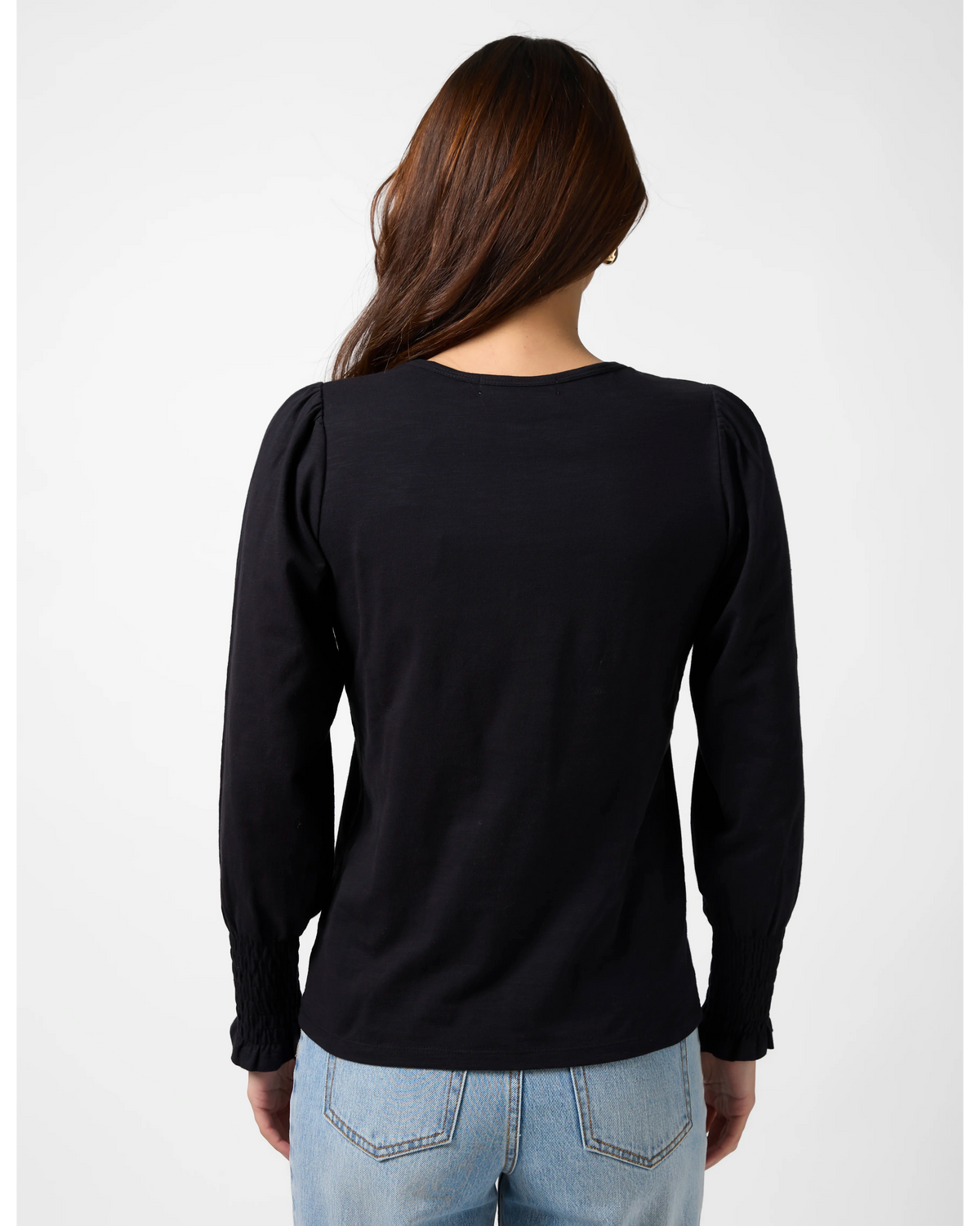 Stella + Gemma Mauve Top - Black