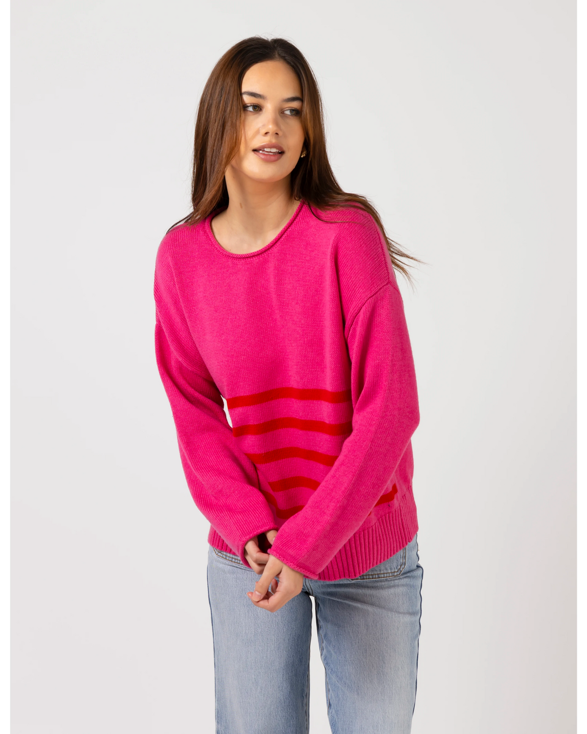 Stella + Gemma Axel Jumper - Strawberry Ripple