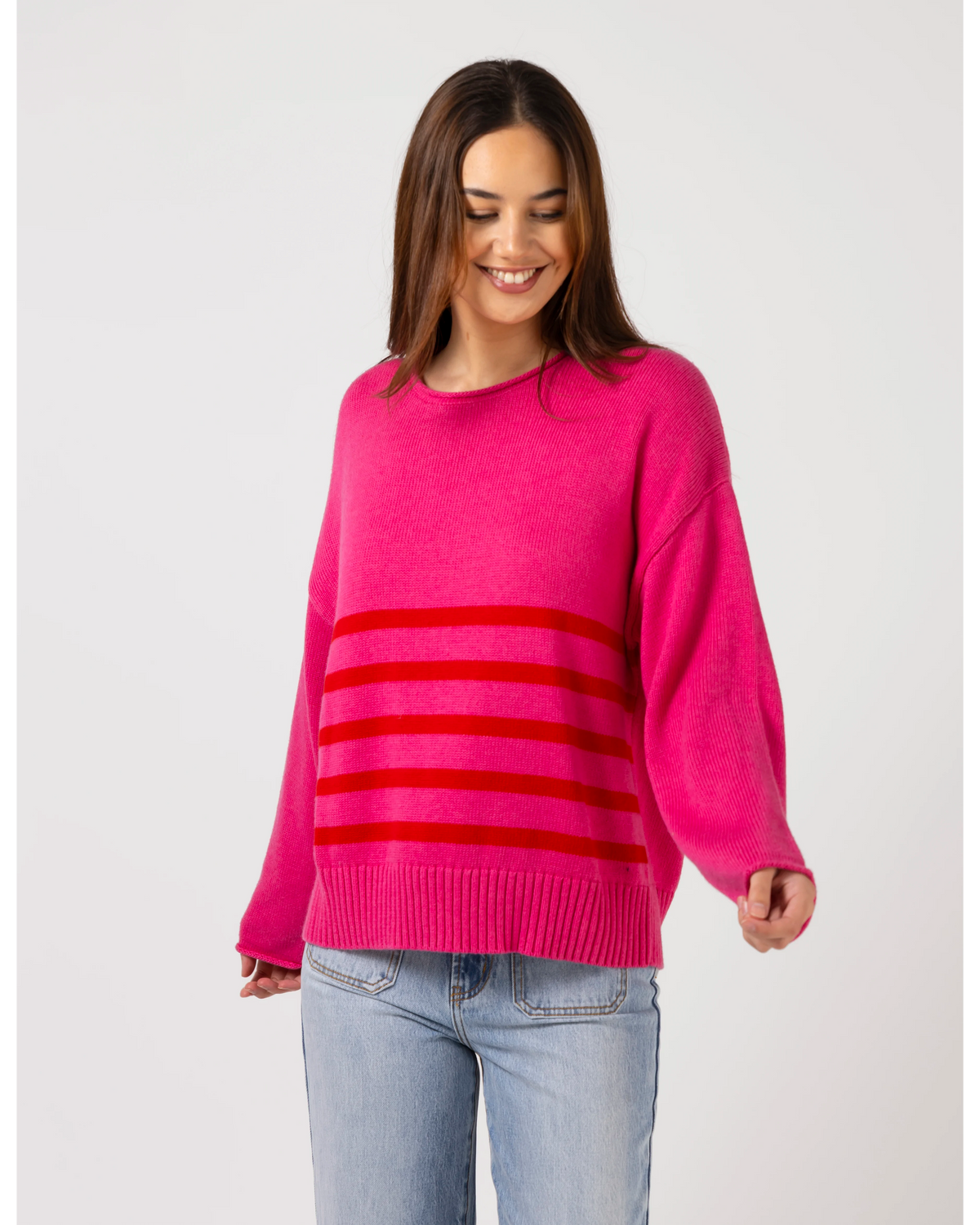 Stella + Gemma Axel Jumper - Strawberry Ripple