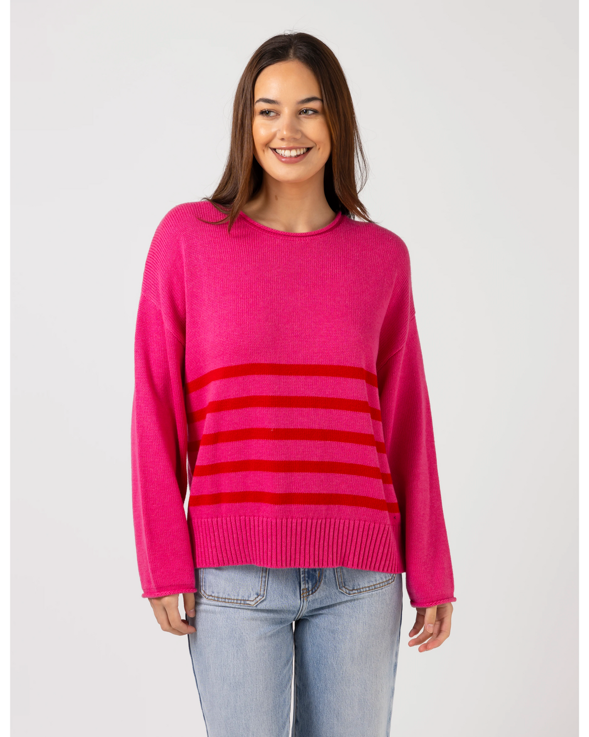 Stella + Gemma Axel Jumper - Strawberry Ripple