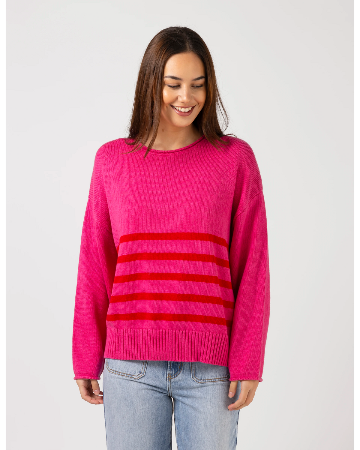 Stella + Gemma Axel Jumper - Strawberry Ripple