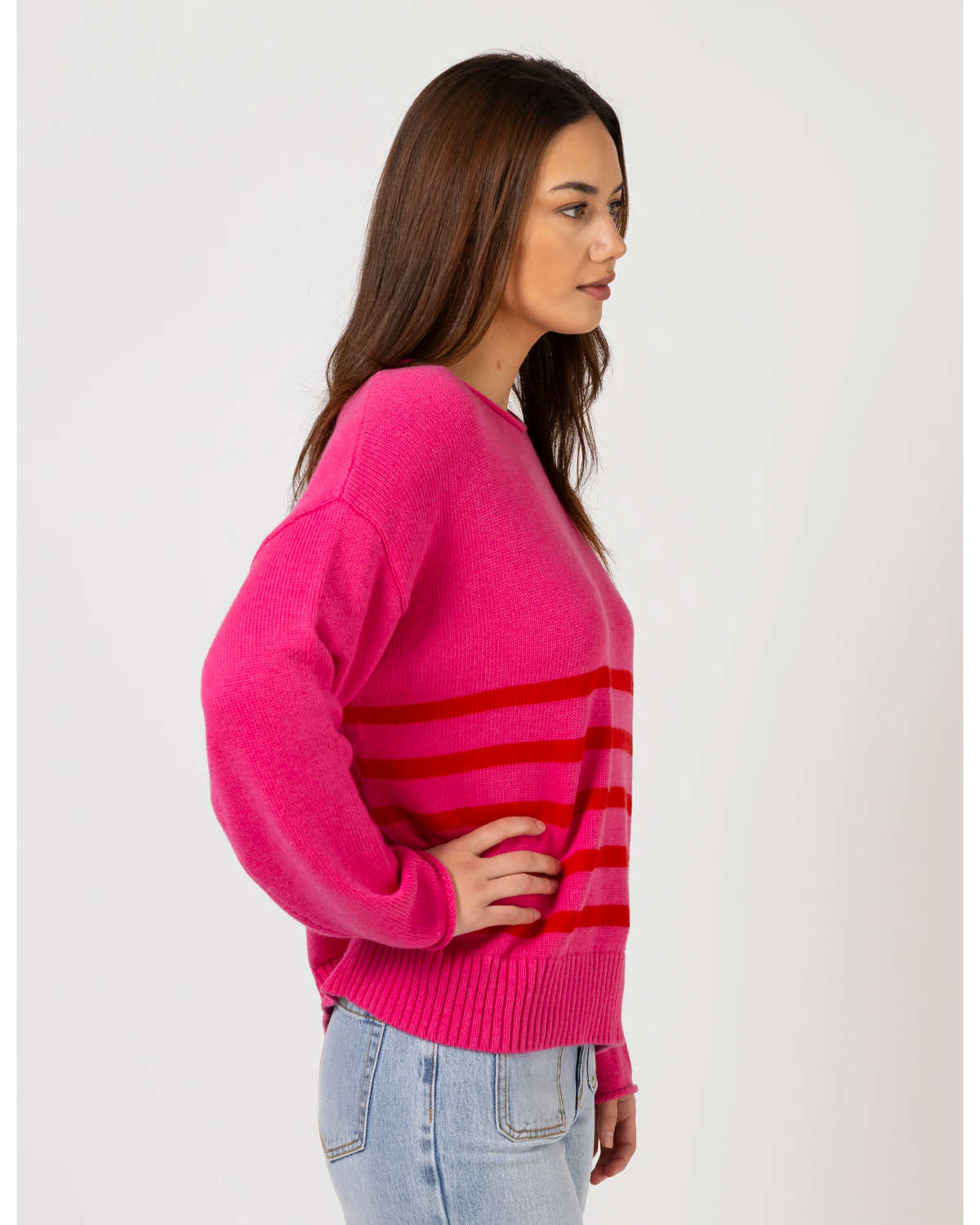 Stella + Gemma Axel Jumper - Strawberry Ripple