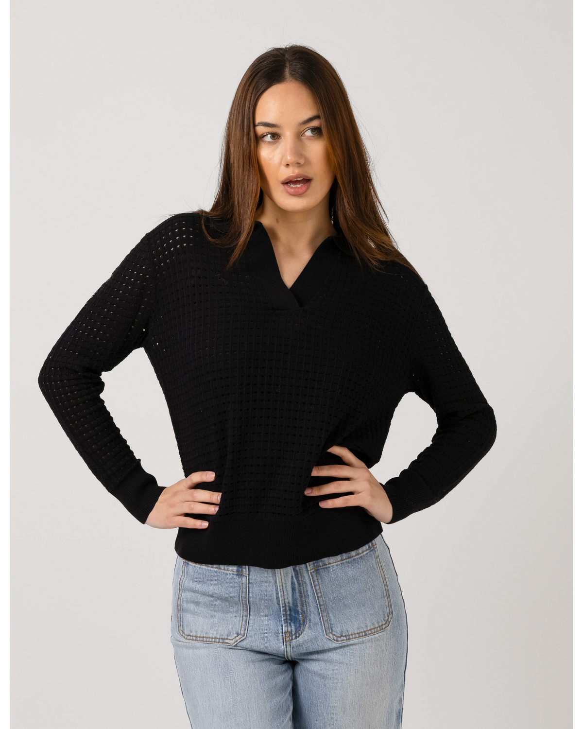 Stella + Gemma Fran Jumper - Black