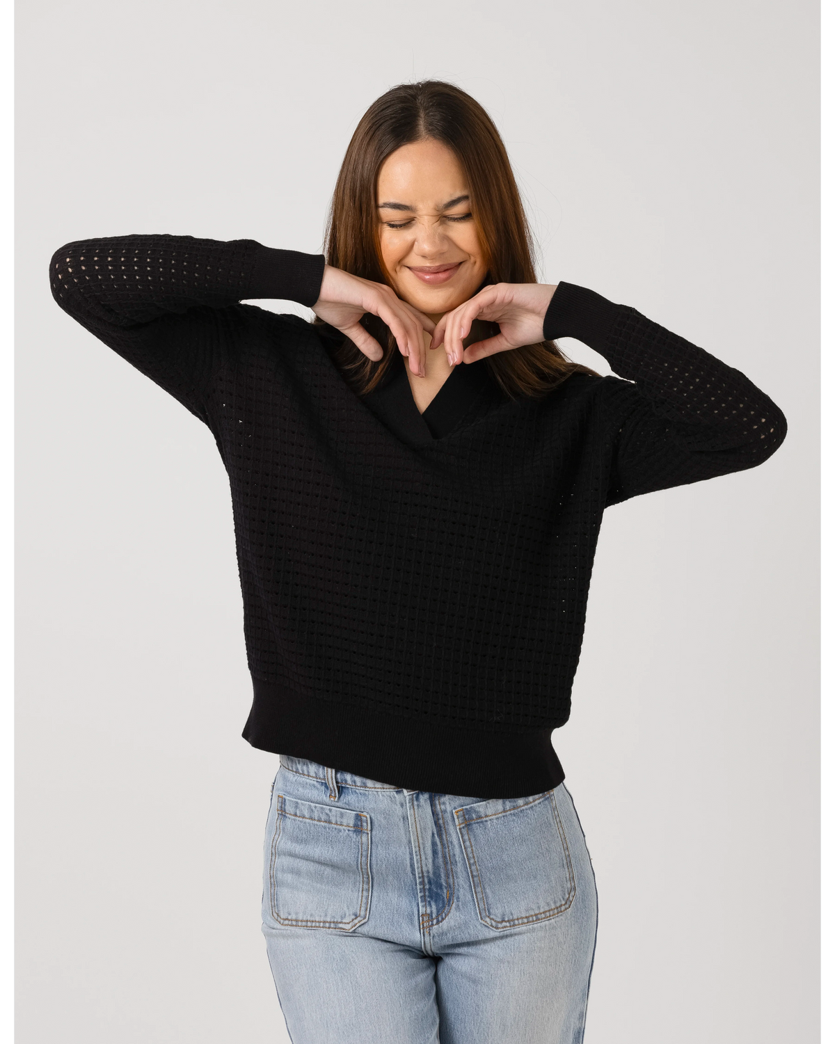 Stella + Gemma Fran Jumper - Black
