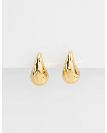 Stella + Gemma - Gold tear drop earrings