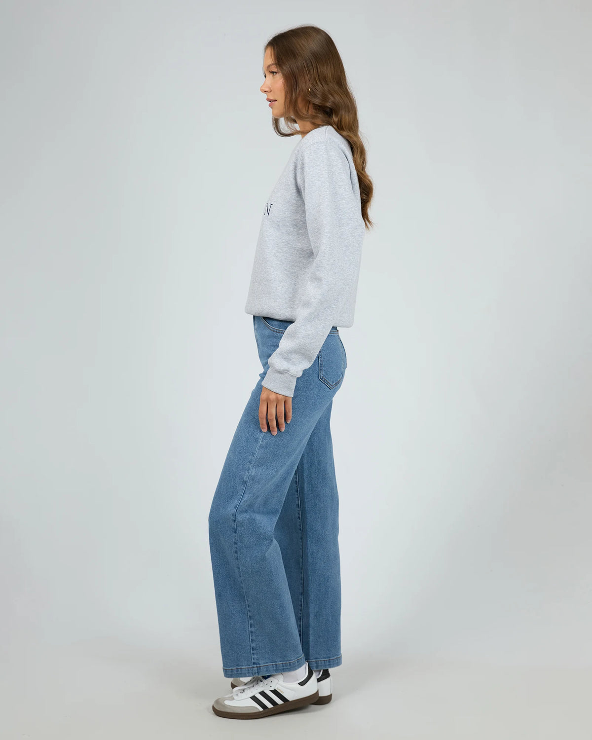 All About Eve Brooklyn Regular Crew - Grey Marle