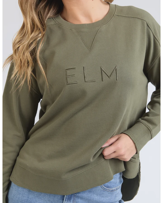 Elm Established Crew - Khaki