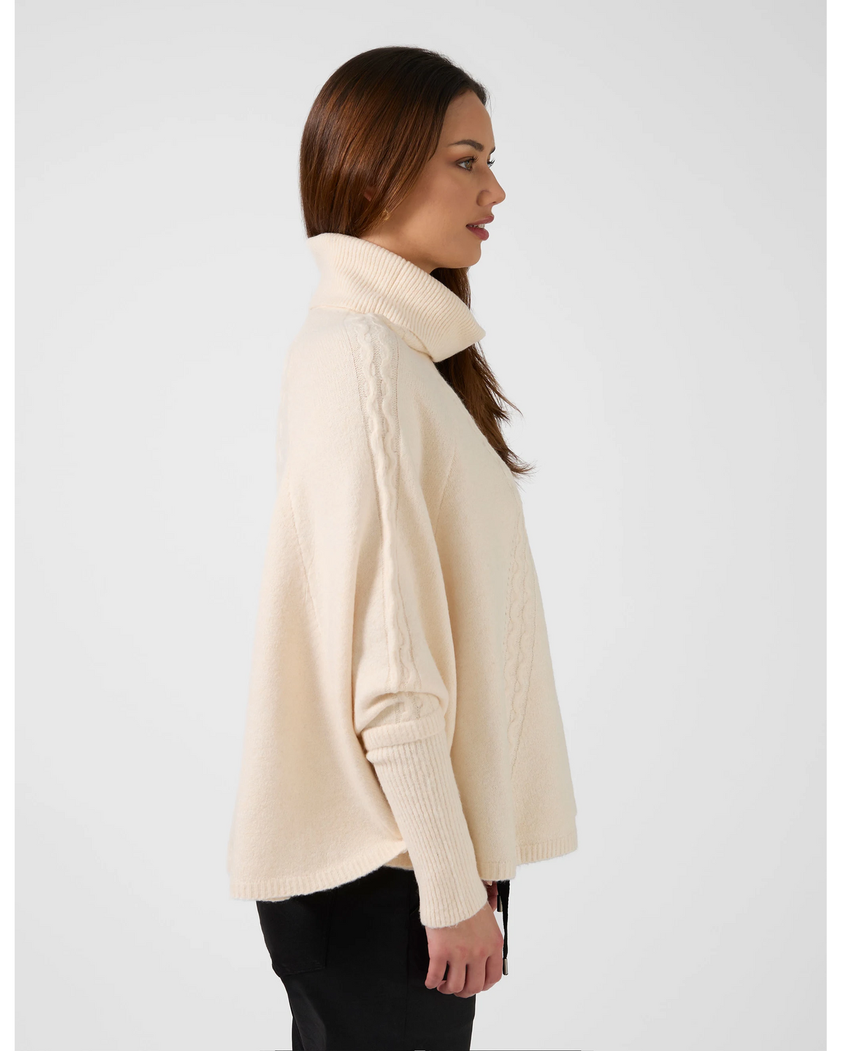 Stella + Gemma Joey Poncho - Milk