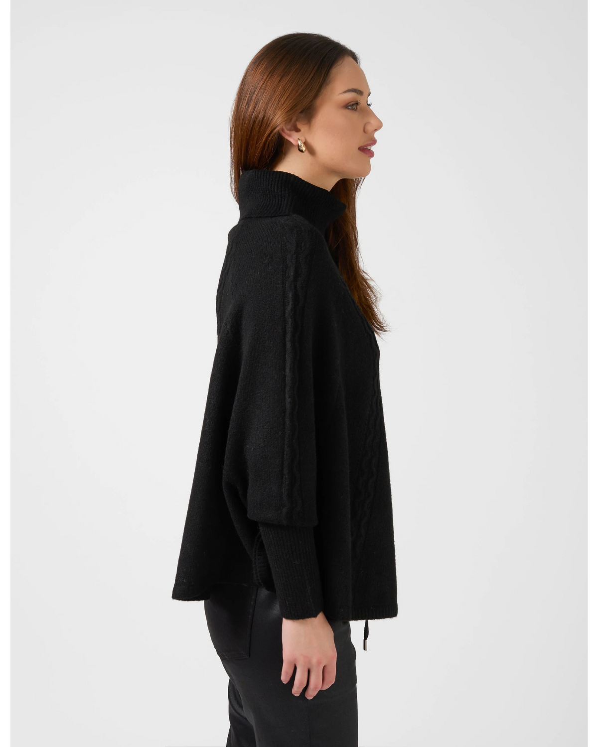 Stella + Gemma Joey Poncho - Black