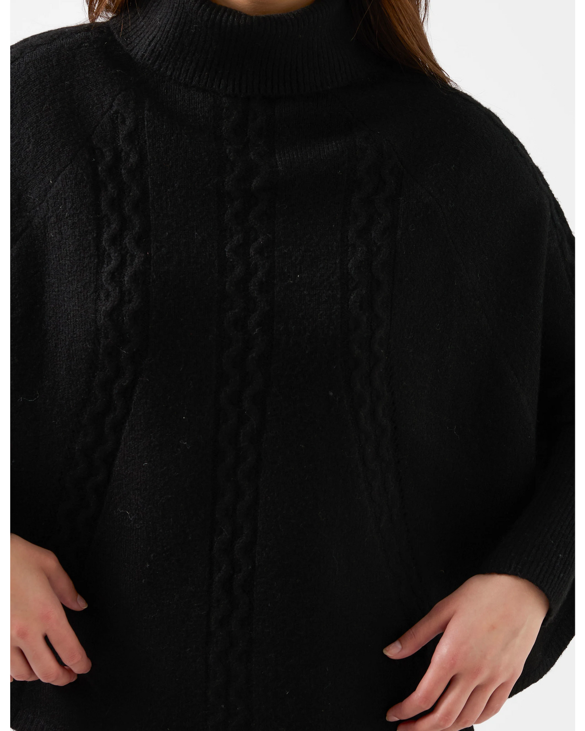 Stella + Gemma Joey Poncho - Black