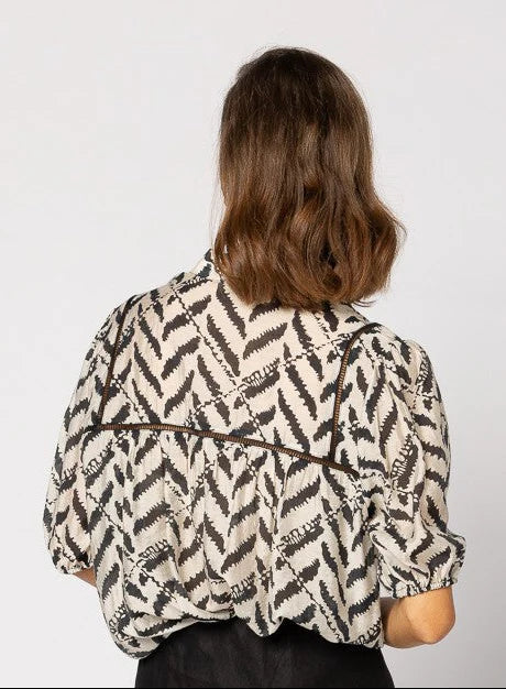 Drama The Label Dalila Top - Zebra