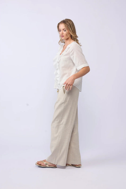 Drama The Label Lake Pant - Natural