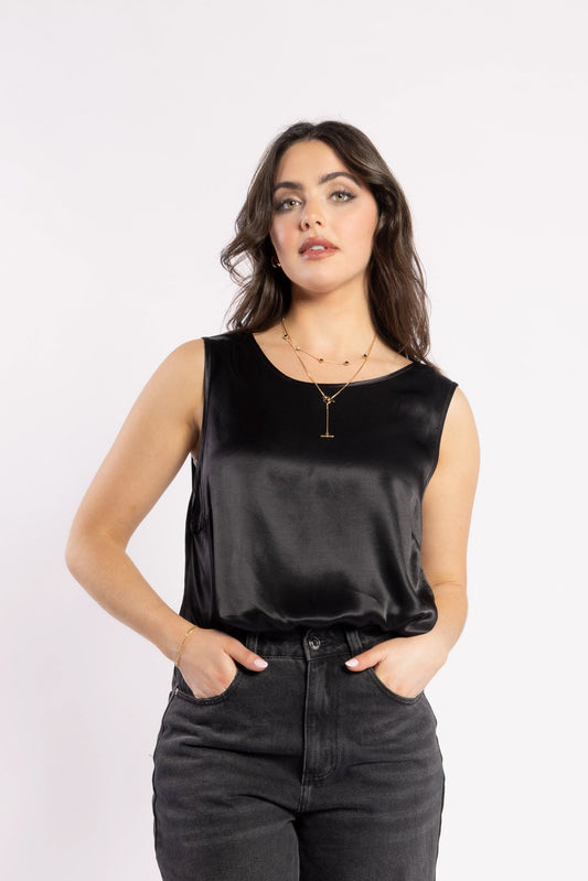 Drama The Label - Chemise Top - Black