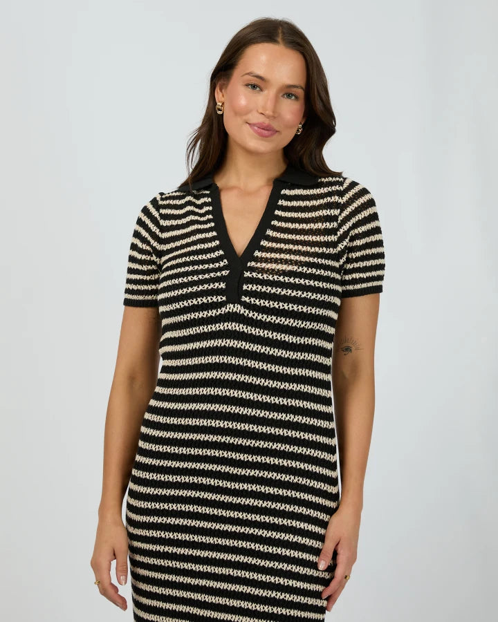 Silent Theory Margo Crochet Maxi Dress