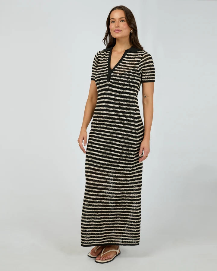 Silent Theory Margo Crochet Maxi Dress