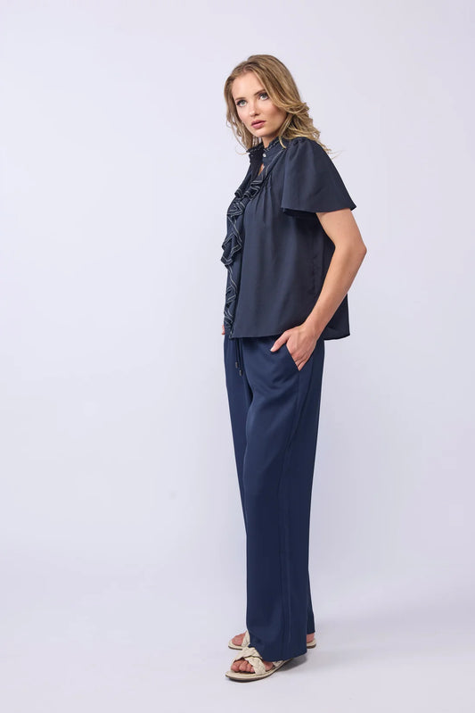 Drama The Label Cassie Blouse - Ink