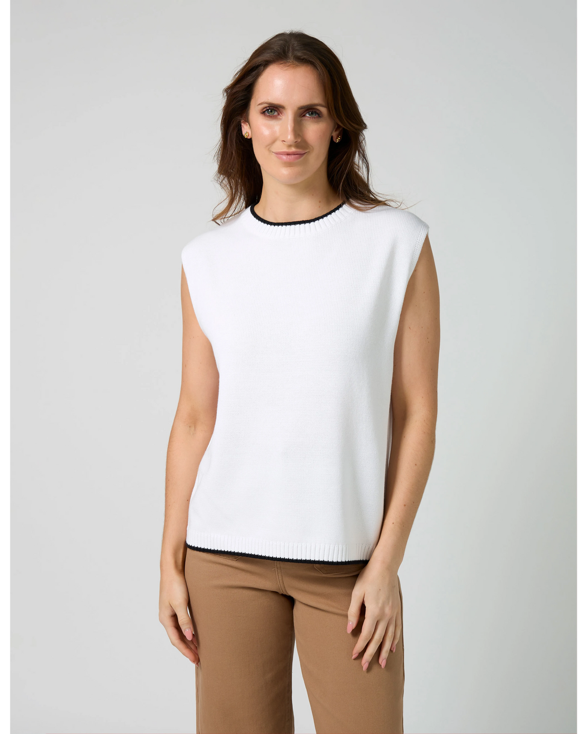 Stella + Gemma Jenni Vest - White