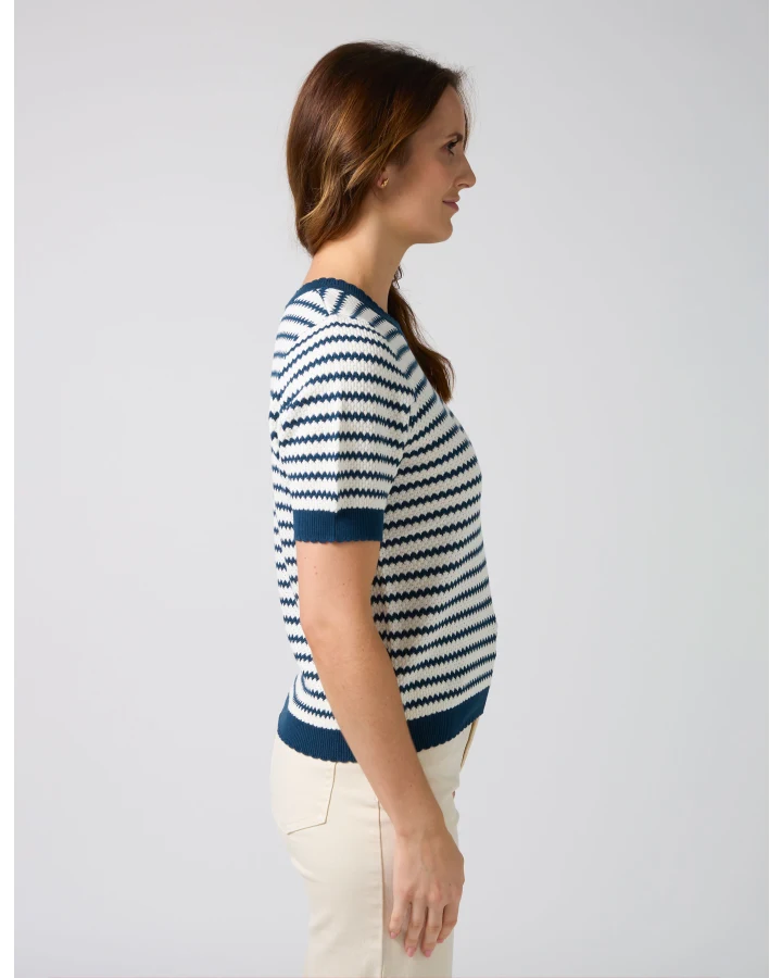 Stella + Gemma Charly Top - Navy Stripe