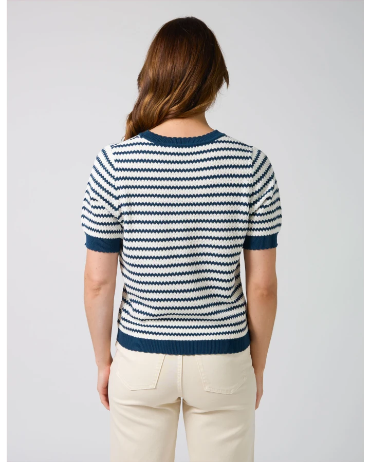 Stella + Gemma Charly Top - Navy Stripe
