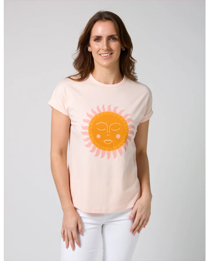 Stella + Gemma Soho Cuff Tee - Baby Blush