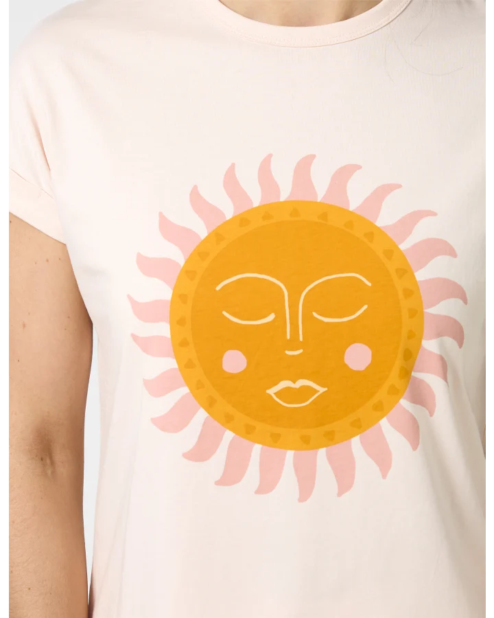 Stella + Gemma Soho Cuff Tee - Baby Blush