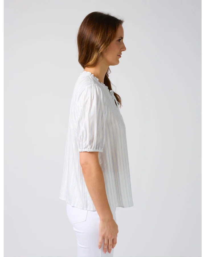 Stella + Gemma Arlo Blouse - Santorini Stripe