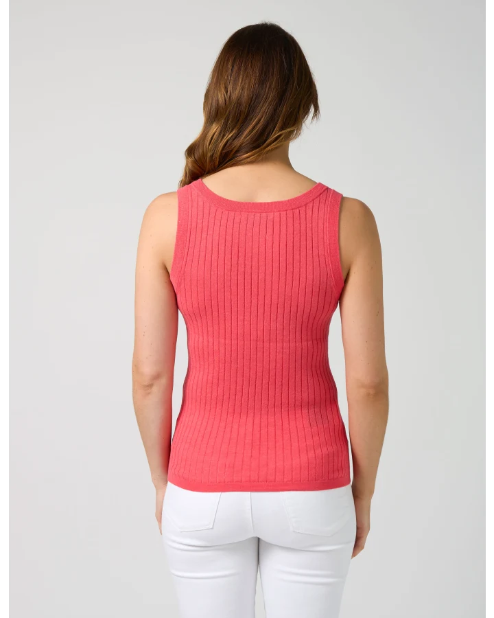 Stella + Gemma Kimi Tank - Raspberry