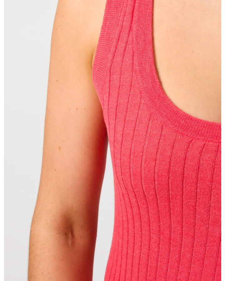 Stella + Gemma Kimi Tank - Raspberry