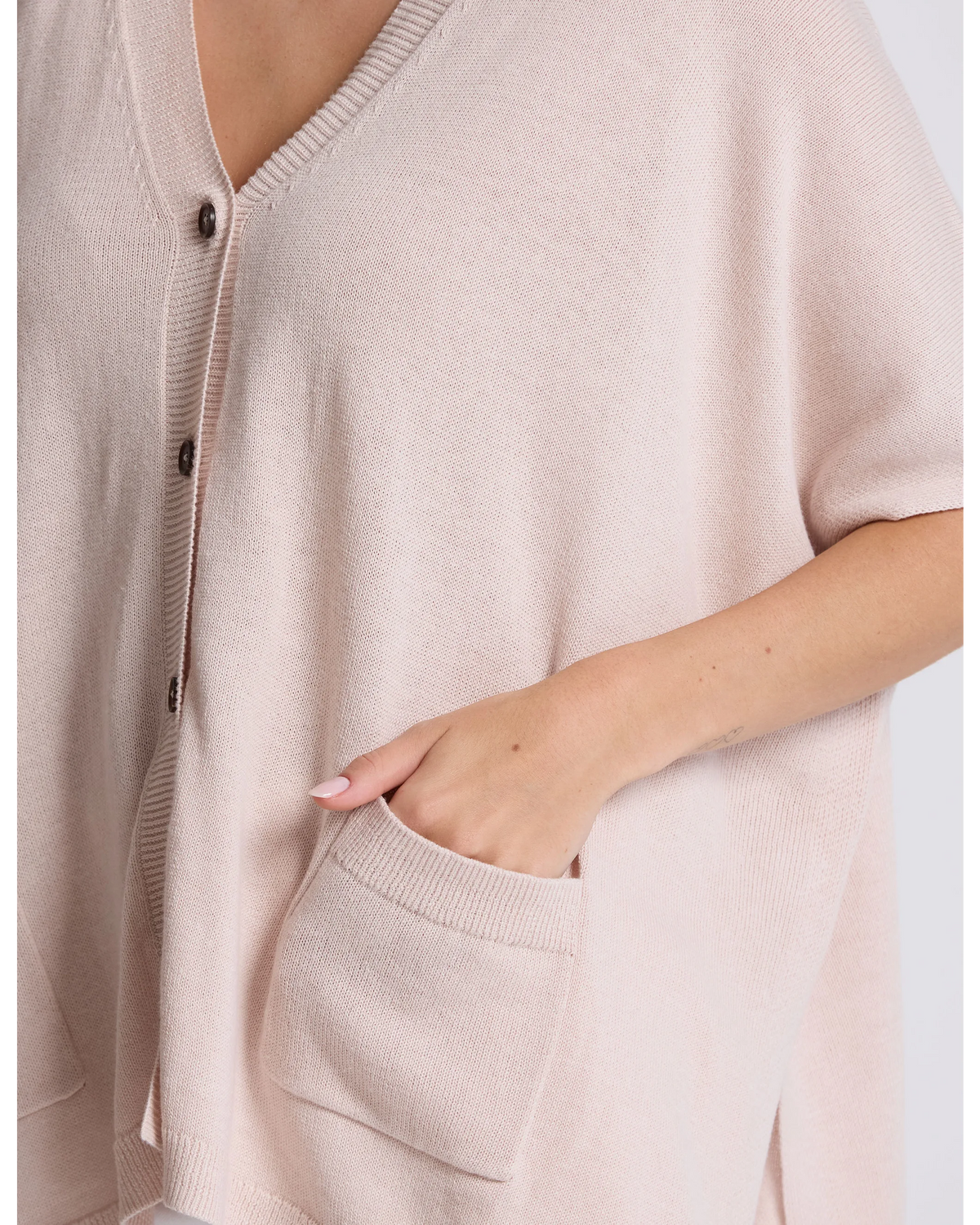 Stella + Gemma Elliot Cardigan - Sugar Almond