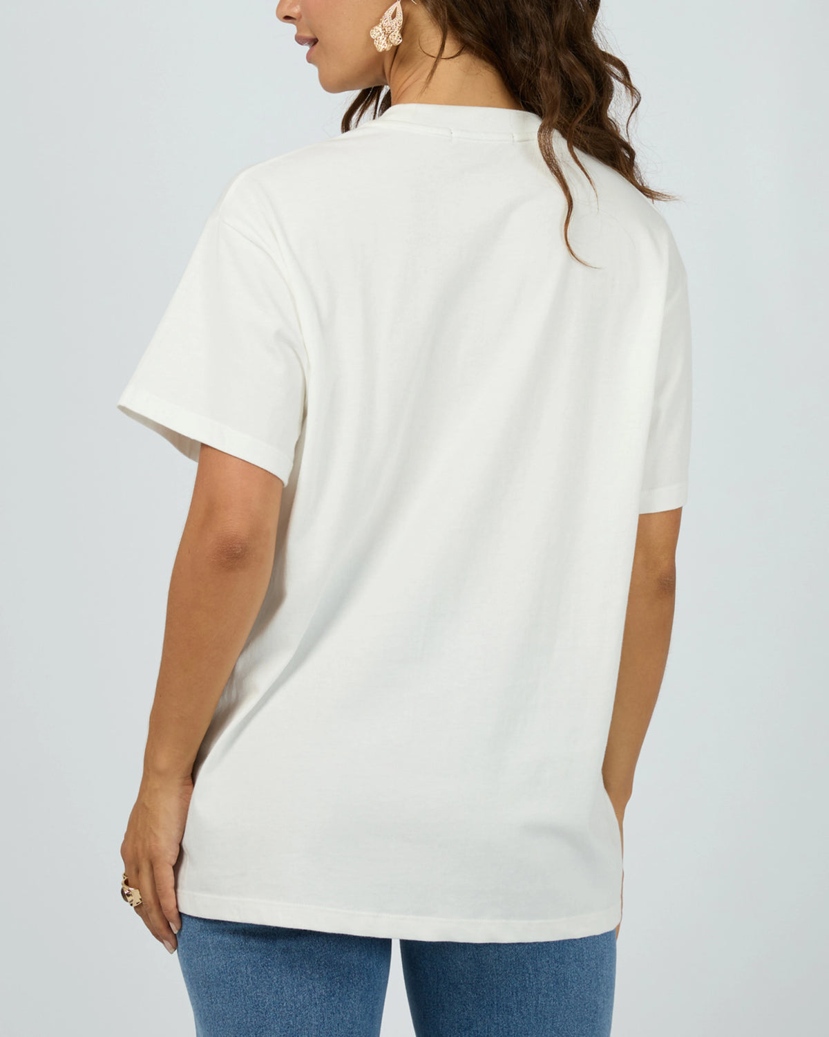All About Eve Rocky Mountains Tee - Vintage White