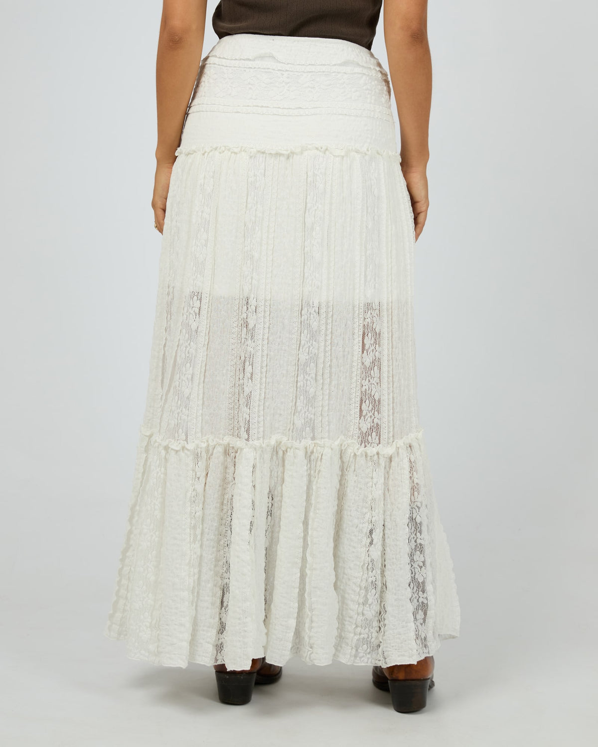 All About Eve Jessie Maxi Skirt - Vintage White