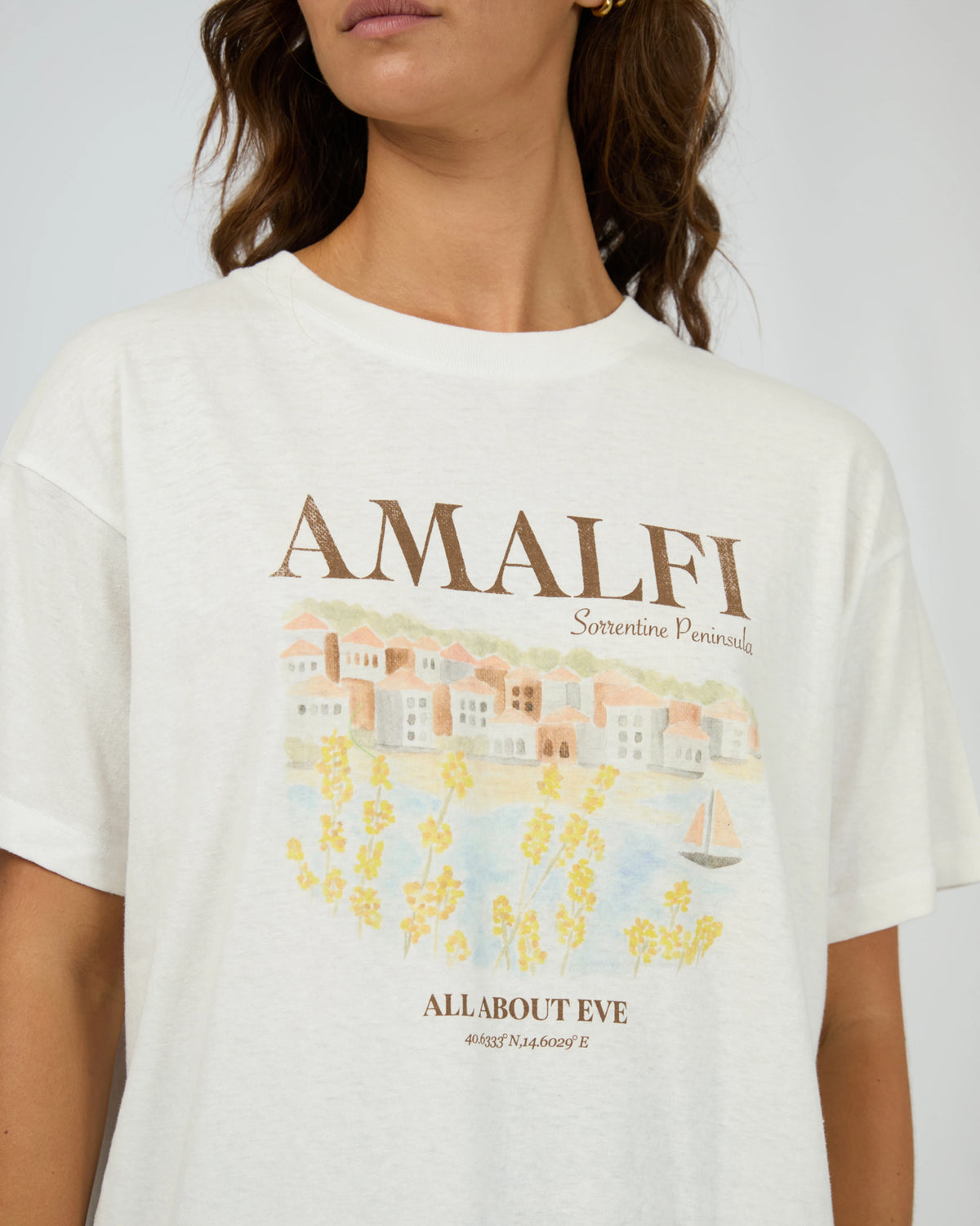 All About Eve Amafi Tee - Vintage White