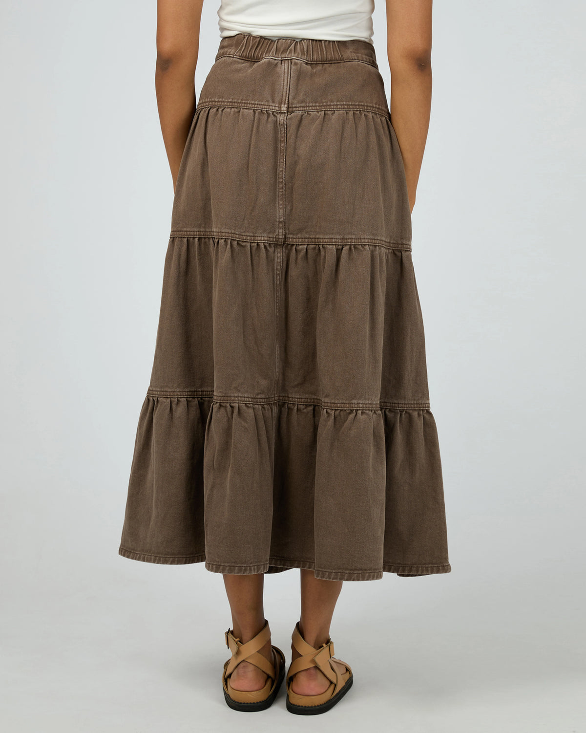 All About Eve Coco Maxi Skirt - Cocoa