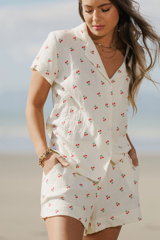Goodnight Society Daydream Shirt - Wild Cherry