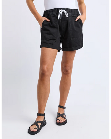 Elm Emma Relaxed Short - Black