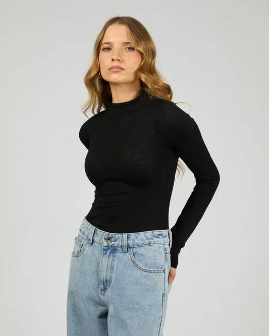 Silent Theory Priya Top - Black