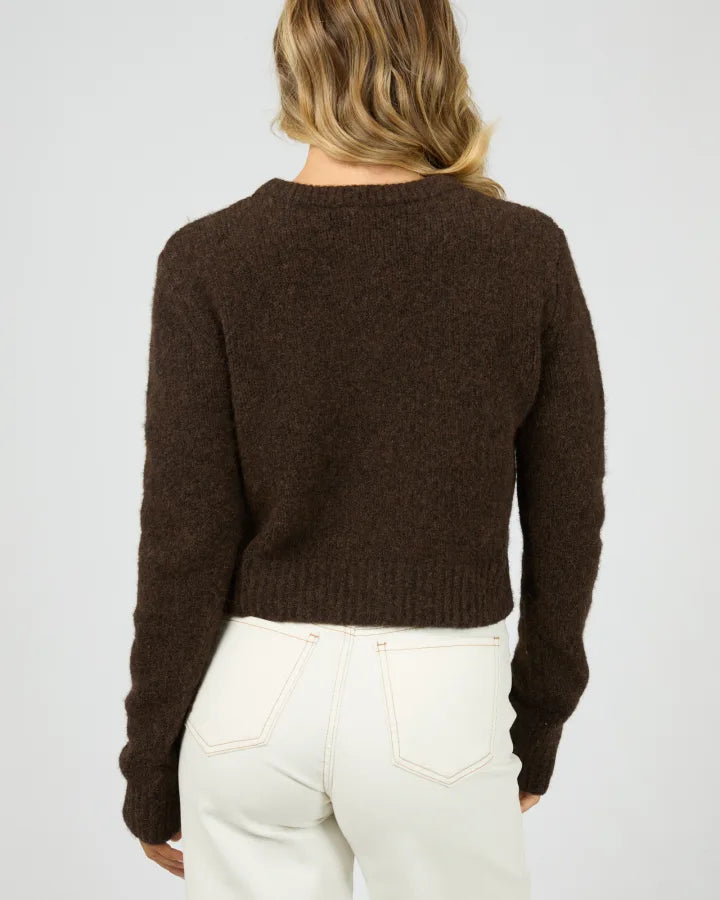 All About Eve Bayside Cardigan - Brown